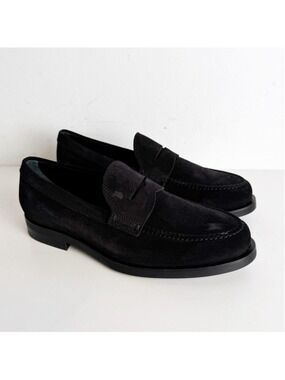 Tod’s black suede loafers size 6